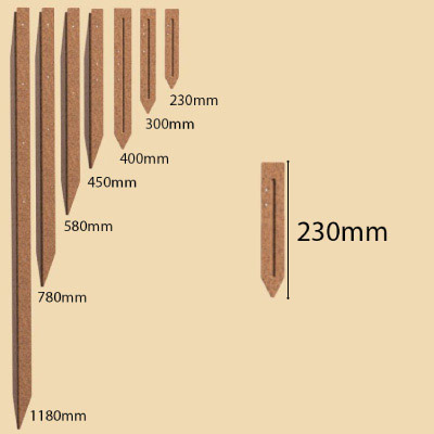 Shapescaper Edging Stake 230mm Redcor (Rust)