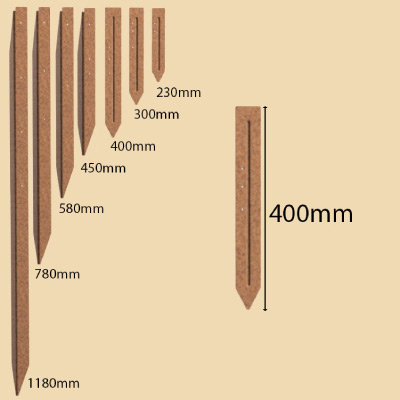 Shapescaper Edging Stake 400mm Redcor (Rust)