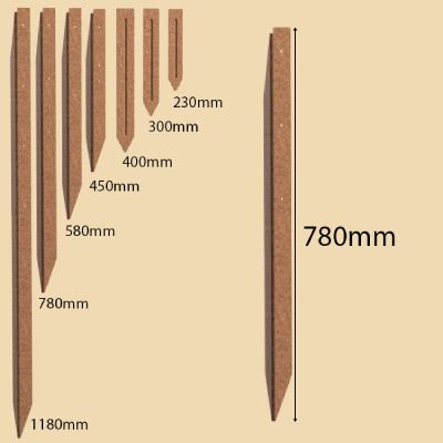 Shapescaper Edging Stake 780mm Redcor (Rust)