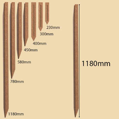 Shapescaper Edging Stake 1180mm Redcor (Rust)