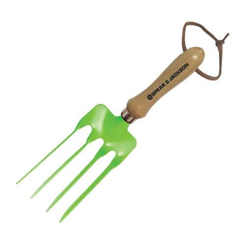 Colours Green Hand Fork Head Size 145 x 70mm Handle Length 122mm